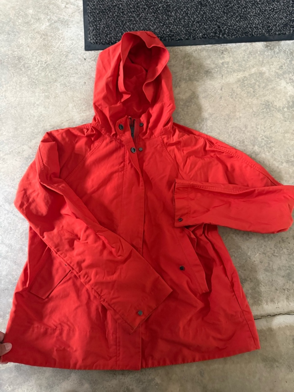 Everlane Red Hooded Jacket